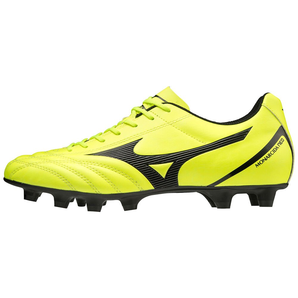 Scarpe Calcio Mizuno Monarcida Neo Select Donna - Gialle/Nere - 98032-EXQY